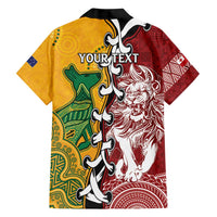 Mate Ma'a Tonga Vs Australia Rugby Personalized Family Matching Short Sleeve Bodycon Dress and Hawaiian Shirt Special Mascots LT7 - Polynesian Pride