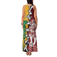 Mate Ma'a Tonga Vs Australia Rugby Personalized Family Matching Tank Maxi Dress and Hawaiian Shirt Special Mascots LT7 - Polynesian Pride