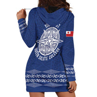 Queen Salote College 100 Years Anniversary Personalized Hoodie Dress Tonga QSC Royal Blue LT7 - Polynesian Pride