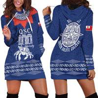 Queen Salote College 100 Years Anniversary Personalized Hoodie Dress Tonga QSC Royal Blue LT7 - Polynesian Pride