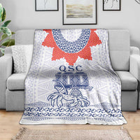 Queen Salote College 100 Years Anniversary Blanket Tonga QSC White LT7 - Polynesian Pride