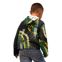 Hawaii Aloha Kakau Kid Hoodie Puakenikeni and Maile Lei Twist LT7 - Polynesian Pride