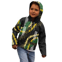 Hawaii Aloha Kakau Kid Hoodie Puakenikeni and Maile Lei Twist LT7 - Polynesian Pride