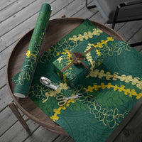 Hawaii Puakenikeni - Maile Lei Wrapping Paper Sage Green