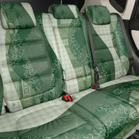 Polynesian Tribal Pattern Patchwork Picturesque Back Car Seat Cover Sage Green