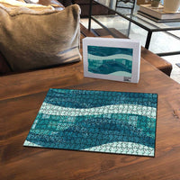 Polynesian Tribal Pattern Patchwork Picturesque Puzzle Oceanic