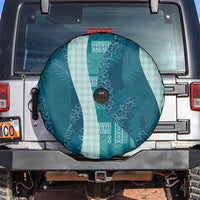 Polynesian Tribal Pattern Patchwork Picturesque Spare Tire Cover Oceanic
