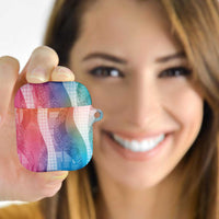Polynesian Tribal Pattern Patchwork Picturesque AirPods Case Holographic