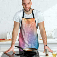 Polynesian Tribal Pattern Patchwork Picturesque Apron Holographic