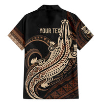 Personalized Solomon Islands Crocodile Family Matching Mermaid Dress and Hawaiian Shirt Hapi Isles - Independence Anniversary LT7 - Polynesian Pride