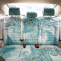 Aotearoa Maori Koru Curves Back Car Seat Cover Mossy Paua Shell