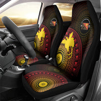 Papua New Guinea Independence Car Seat Cover Tapa Circle