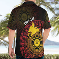 Papua New Guinea Independence Personalized Hawaiian Shirt Tapa Circle