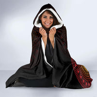 Papua New Guinea Independence Hooded Blanket Tapa Circle