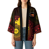 Papua New Guinea Independence Personalized Kimono Tapa Circle