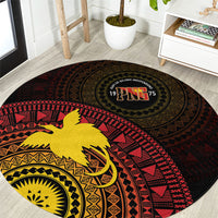 Papua New Guinea Independence Round Carpet Tapa Circle
