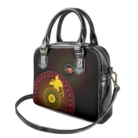 Papua New Guinea Independence Shoulder Handbag Tapa Circle