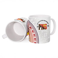 Hapi De Bilong Indipendens Papua New Guinea Ceramic Mug PNG Lime Pot