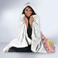 Hapi De Bilong Indipendens Papua New Guinea Hooded Blanket PNG Lime Pot