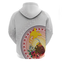 Hapi De Bilong Indipendens Papua New Guinea Zip Hoodie PNG Lime Pot