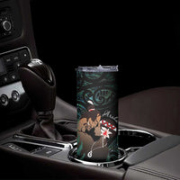 Maori Hongi Valentine Skinny Tumbler Aroha Ahau Ki A Koe LT7 - Polynesian Pride