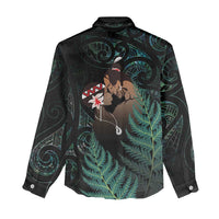 Maori Hongi Valentine Women Casual Shirt Aroha Ahau Ki A Koe LT7 - Polynesian Pride