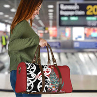 New Zealand Silver Fern Christmas Tree Travel Bag Meri Kirihimete LT7 - Polynesian Pride