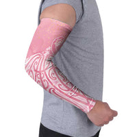 Breast Cancer Awareness Maori Arm Sleeves Kia Kaha Kia Maia Kia Manawanui LT7 - Polynesian Pride