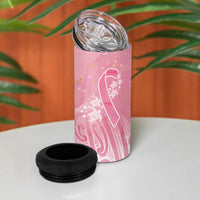 Breast Cancer Awareness Maori 4 in 1 Can Cooler Tumbler Kia Kaha Kia Maia Kia Manawanui LT7 - Polynesian Pride