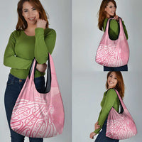 Breast Cancer Awareness Maori Grocery Bag Kia Kaha Kia Maia Kia Manawanui LT7 - Polynesian Pride