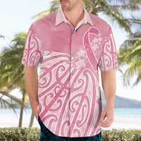 Breast Cancer Awareness Maori Hawaiian Shirt Kia Kaha Kia Maia Kia Manawanui LT7 - Polynesian Pride