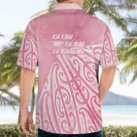 Breast Cancer Awareness Maori Hawaiian Shirt Kia Kaha Kia Maia Kia Manawanui LT7 - Polynesian Pride