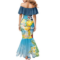 Funny Tropical Christmas Mermaid Dress Tis The Season To Get Tipsy LT7 - Polynesian Pride