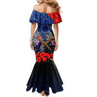 Anzac Mermaid Dress Australia Aboriginal Mix New Zealand Slouch Hats LT7 - Polynesian Pride