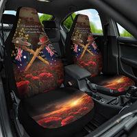 Australia - New Zealand ANZAC Car Seat Cover Gallipoli ANZAC Cove Landing LT7 One Size Black - Polynesian Pride
