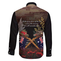Australia - New Zealand ANZAC Family Matching Puletasi and Hawaiian Shirt Gallipoli ANZAC Cove Landing LT7 - Polynesian Pride