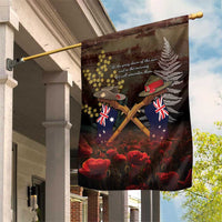 Australia - New Zealand ANZAC Garden Flag Gallipoli ANZAC Cove Landing LT7 House Flag Black - Polynesian Pride