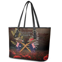 Australia - New Zealand ANZAC Leather Tote Bag Gallipoli ANZAC Cove Landing LT7 - Polynesian Pride