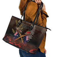 Australia - New Zealand ANZAC Leather Tote Bag Gallipoli ANZAC Cove Landing LT7 - Polynesian Pride