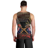 Australia - New Zealand ANZAC Men Tank Top Gallipoli ANZAC Cove Landing LT7 - Polynesian Pride