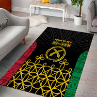 Vanuatu Indipendens Dei Area Rug Tribal Sand Drawing