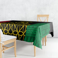 Vanuatu Indipendens Dei Tablecloth Tribal Sand Drawing