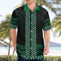 Maori Taniko Patterns Hawaiian Shirt Pounamu Niho Taniwha Mix Paatiki Motifs