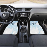 Fiji Rugby Custom Kaiviti Masi Car Mats Turquoise - Polynesian Pride