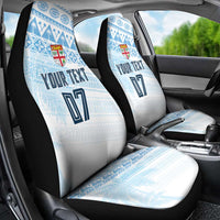 Fiji Rugby Custom Kaiviti Masi Car Seat Cover Turquoise - Polynesian Pride