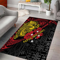 Papua New Guinea 49th Independence Day Area Rug Motuan Revareva Bird-of-Paradise LT7 - Polynesian Pride