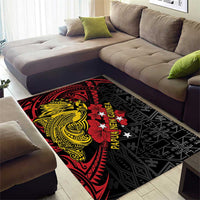 Papua New Guinea 49th Independence Day Area Rug Motuan Revareva Bird-of-Paradise LT7 - Polynesian Pride