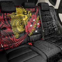 Papua New Guinea 49th Independence Day Back Car Seat Cover Motuan Revareva Bird-of-Paradise LT7 - Polynesian Pride