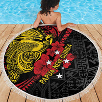 Papua New Guinea 49th Independence Day Beach Blanket Motuan Revareva Bird-of-Paradise LT7 - Polynesian Pride