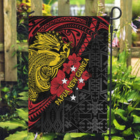 Papua New Guinea 49th Independence Day Garden Flag Motuan Revareva Bird-of-Paradise LT7 Garden Flag Black - Polynesian Pride